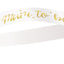 Mum To Be - White Satin Sash