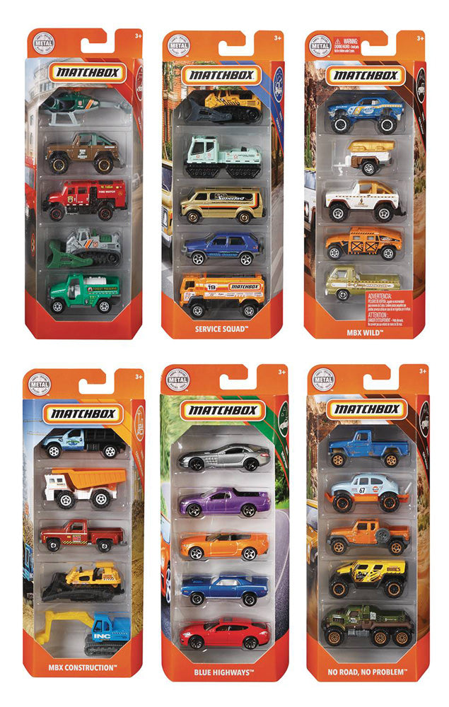 Matchbox 5 Pack Hero City Cars