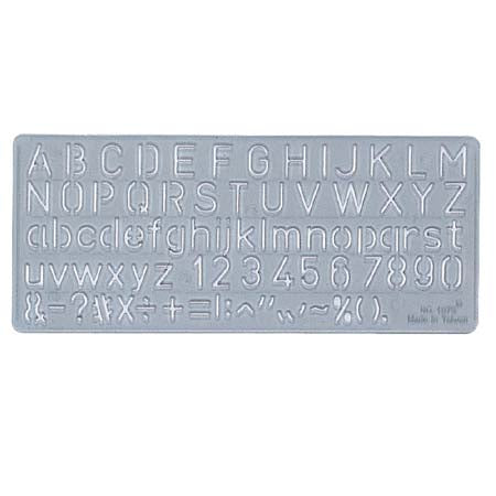 Lettering Stencil 15Mm