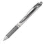 Pentel Energel 0.7Mm Retractable Liquid Gel Roller Pen - Grey Ink