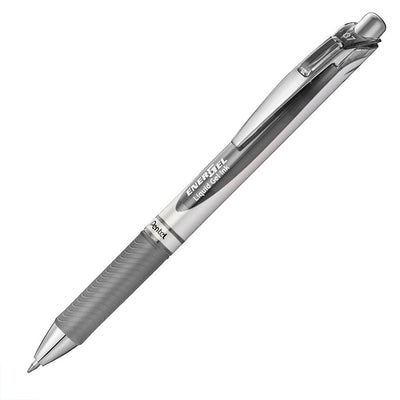 Pentel Energel 0.7Mm Retractable Liquid Gel Roller Pen - Grey Ink