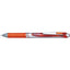 Pentel Energel 0.7Mm Retractable Liquid Gel Roller Pen - Orange Ink