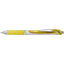 Pentel Energel 0.7Mm Retractable Liquid Gel Roller Pen - Yellow Ink