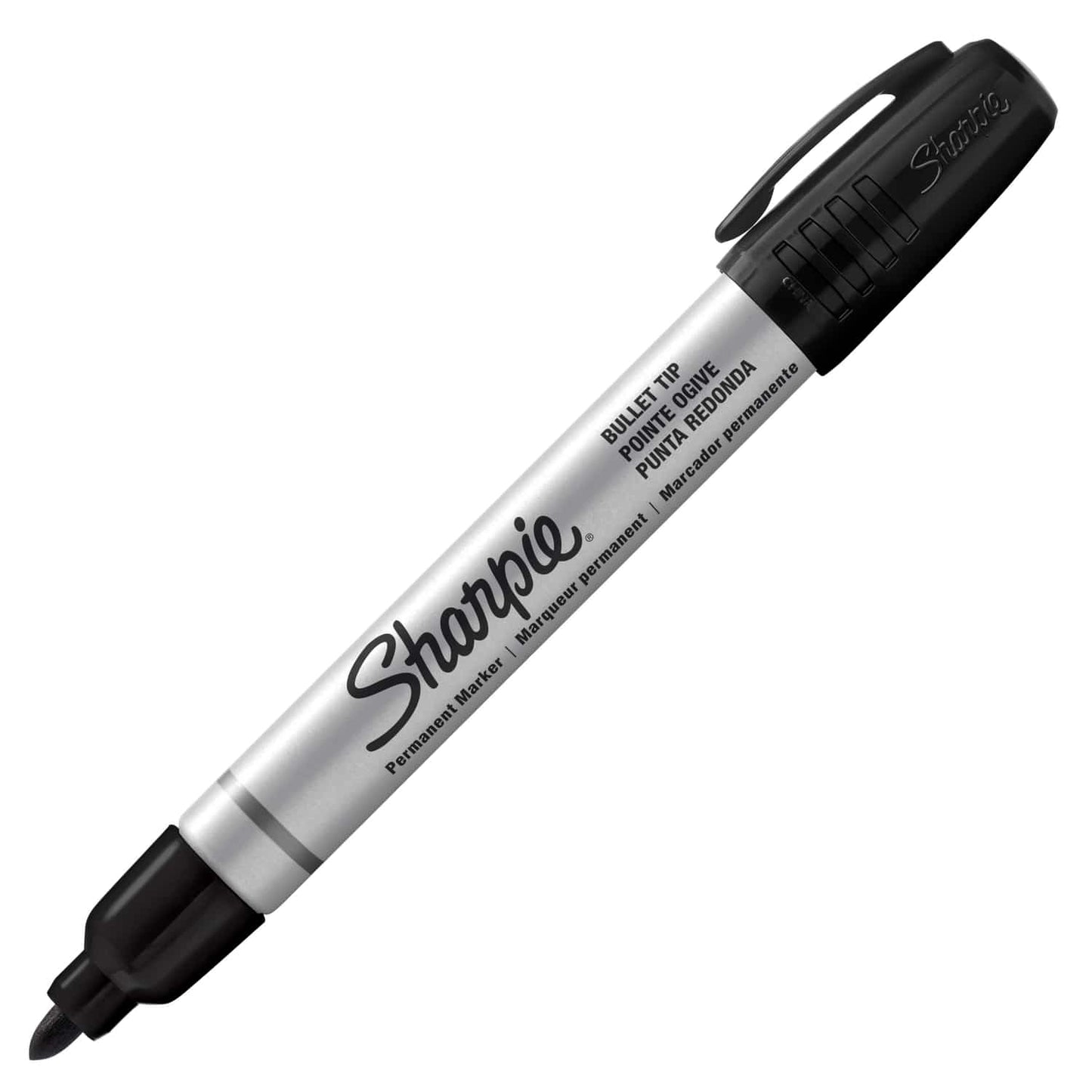 Permanent Marker Bullet Black - Pro Metal - Mark On Wet Oily Surfaces