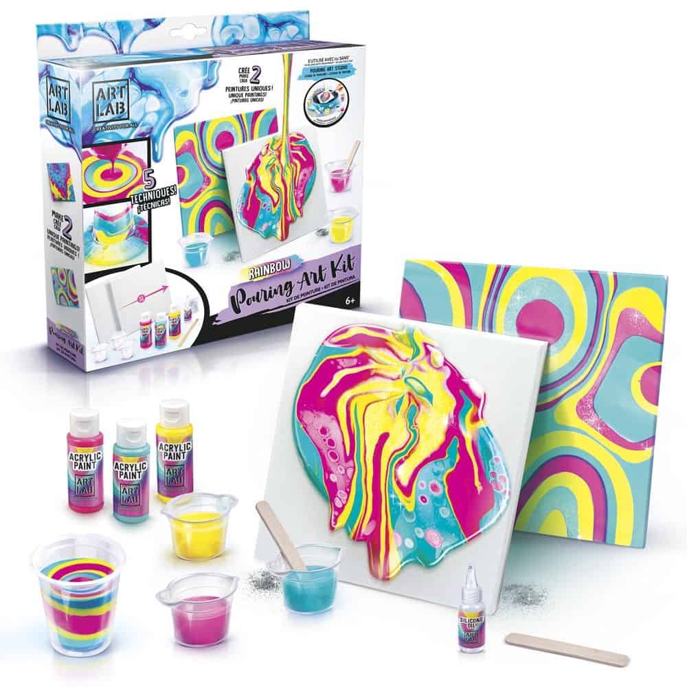 Art Lab Pouring Art Kit 5 Techniques