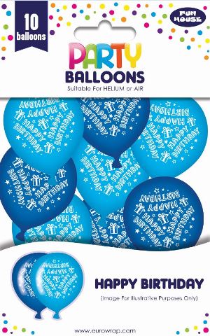 Party Balloons Happy Birthday