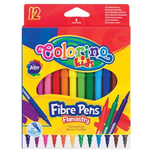 Fibre Colouring Pens X 12