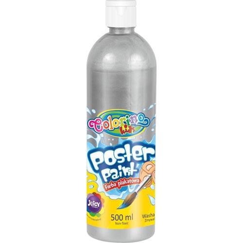 Poster Paint 500Ml - Metallic Silver