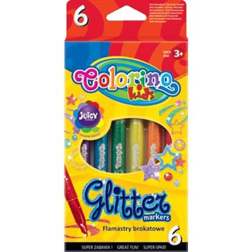 Glitter Markers Pkt X 6
