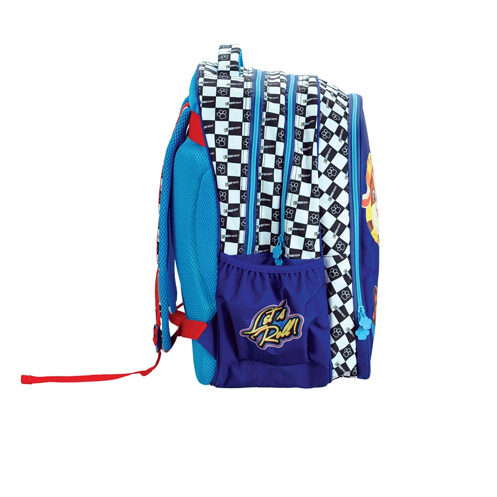 Paw Patrol Racing Oval Backpack with 2 large Compartments fit A4