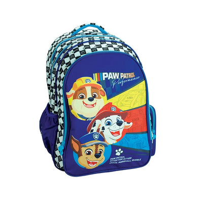 Paw Patrol Racing Oval Backpack with 2 large Compartments fit A4