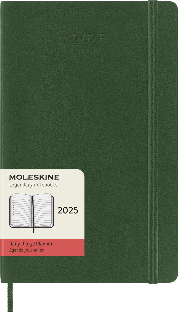 Diary Hard Cover - One Day A Page 2025 Green