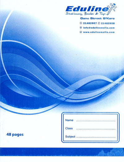 Exercise Book 48 Pages Wide Lines