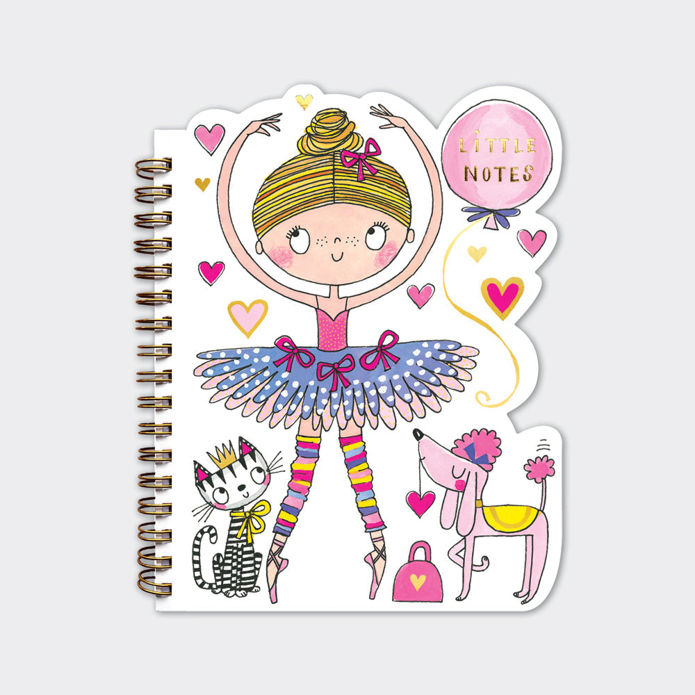 Little Notes Ballerina Shaped Notebook