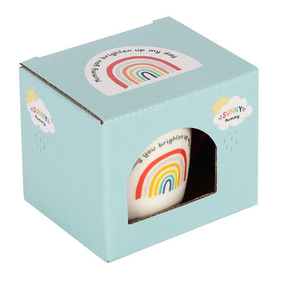 Mummy You Brighten Up My Day Rainbow Mug