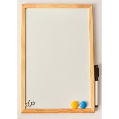 Whiteboard Magnetic Wooden Frame A4 20X30cm