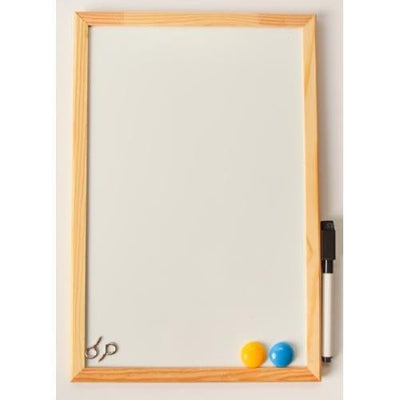 Whiteboard Magnetic Wooden Frame 30X40Cm