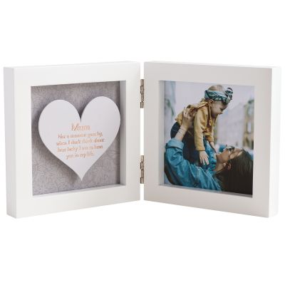 Sentiment Hinged Heart Frame – Mum