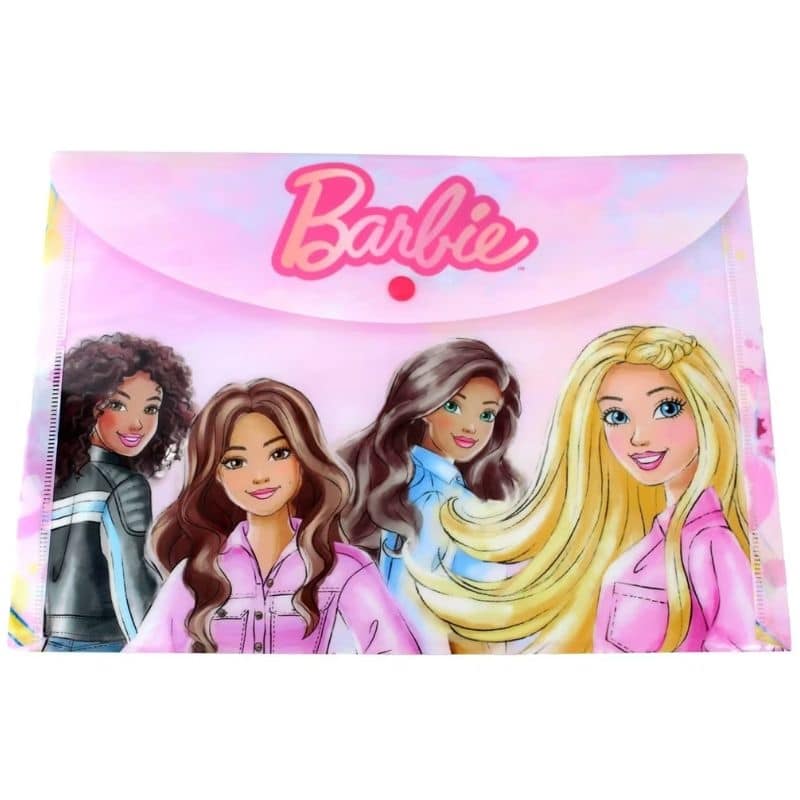 Button Folder A4 Barbie Paints