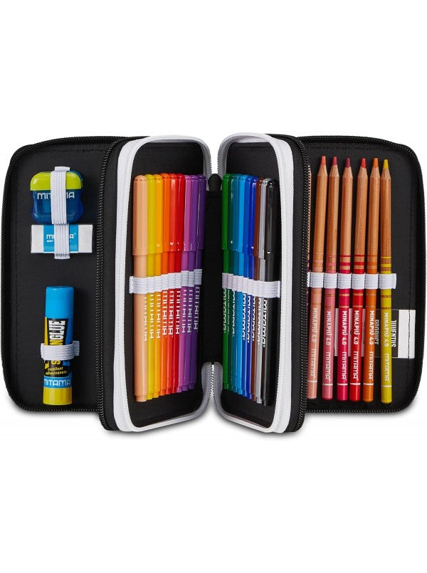 Juventus 3 zip pencil pocket Filled