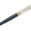 Sheaffer 300 Rollerball Pen Engraved Matt Black Barrel and Shiny Chrome Cap with PVD Gold Trims
