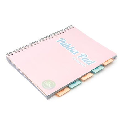 Pukka Pad Pastel Project Book A4 Lined Spiral Notebook