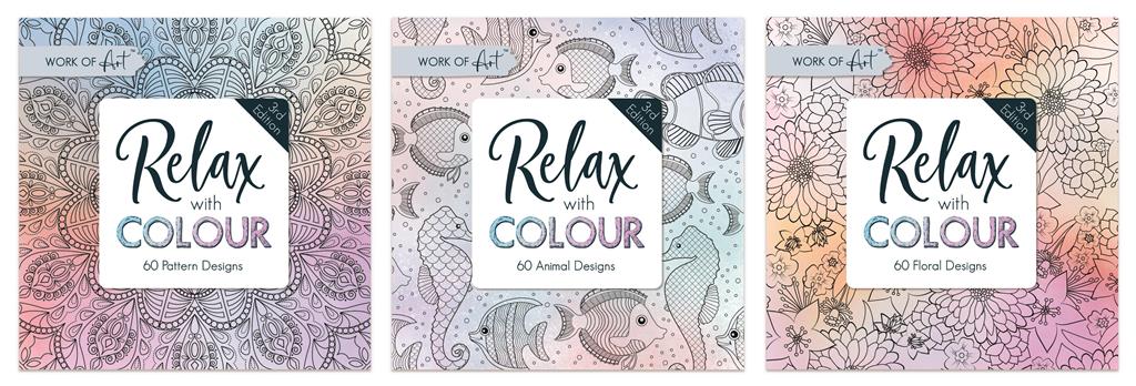 Adult Colouring Book - X 1 Book