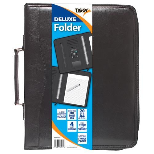 Portofolio Deluxe A4 40Mm Spine- Black