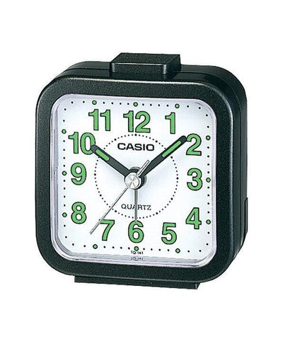 Casio Analog Square Alarm Clock Black