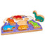 Dinosaur Shape Sorter Tray