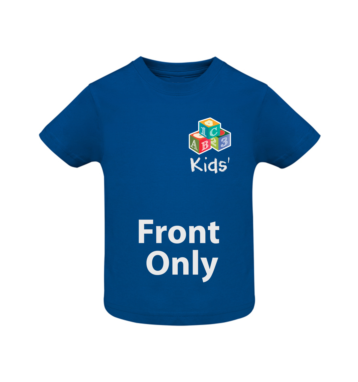 Kids Personalised T-Shirt Front Only