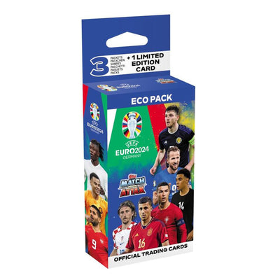 Eco Pack X 24 Euro 2024 Match Attax Cards Plus Euro Master Limited Edition Card