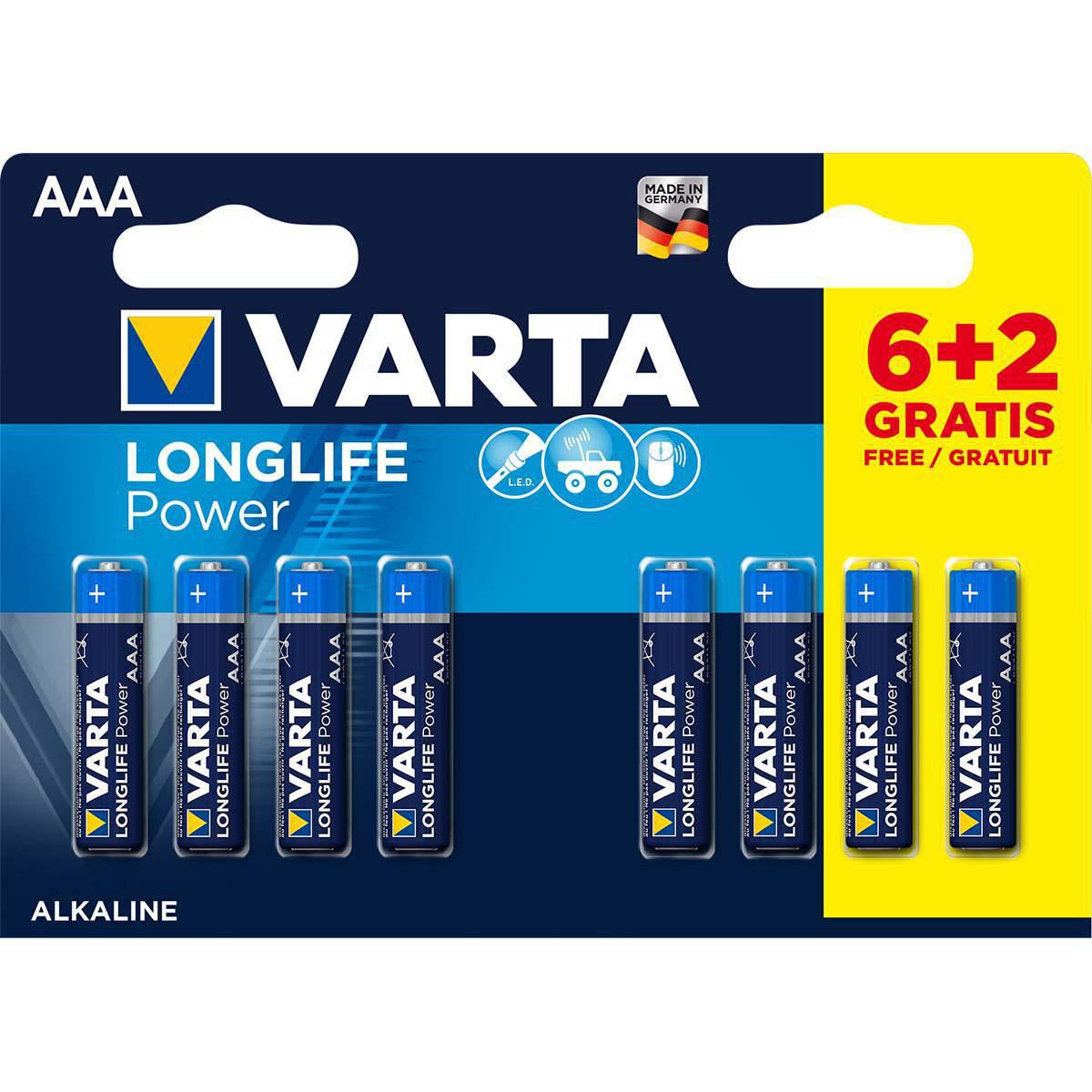 Varta Aaa 6+2 Free
