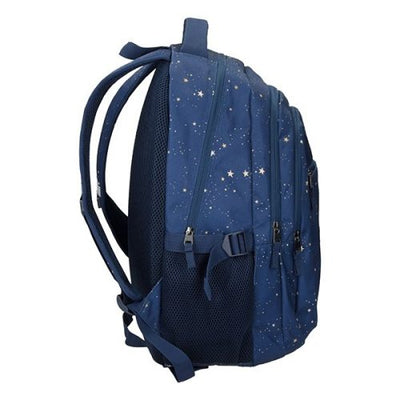 Round Infinity Stars Backpack 2 Zip Fit A4