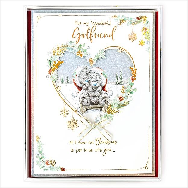 Me To You Girlfriend Christmas Boxed Card