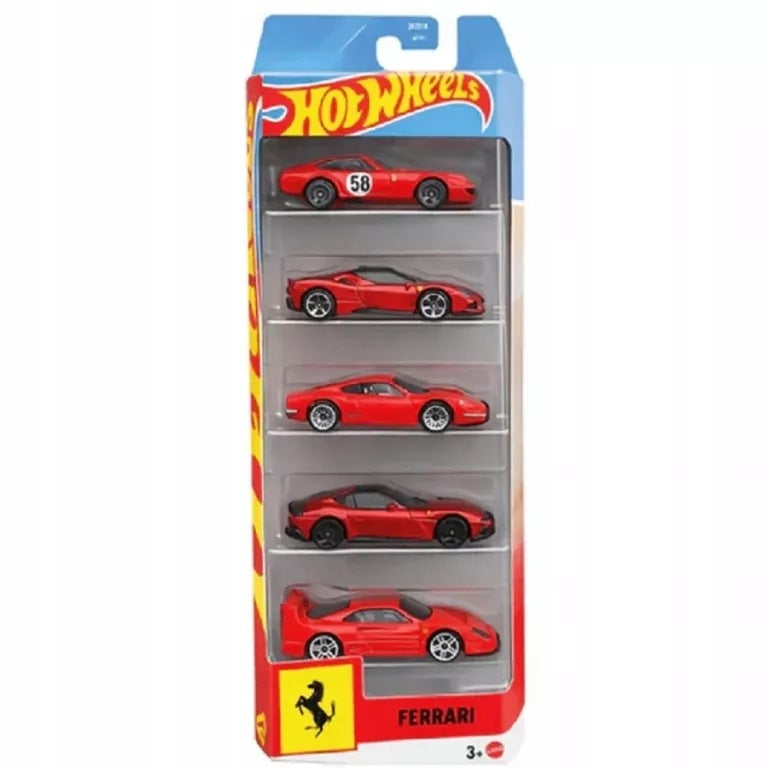 Hot Wheels Ferrari 5-Pack Die-Cast Cars