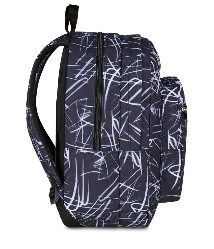 Zaino Scuola Seven Freethink Boy Pirate Black - 2 large compartments fit A4