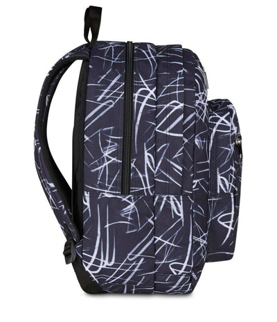 Zaino Scuola Seven Freethink Boy Pirate Black - 2 large compartments fit A4