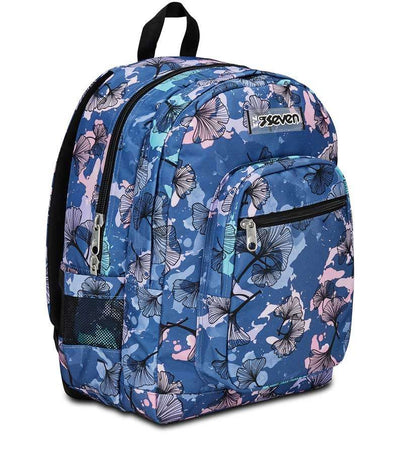 Seven – Girl Reflex Blue 2 Zip School Bag Fit A4