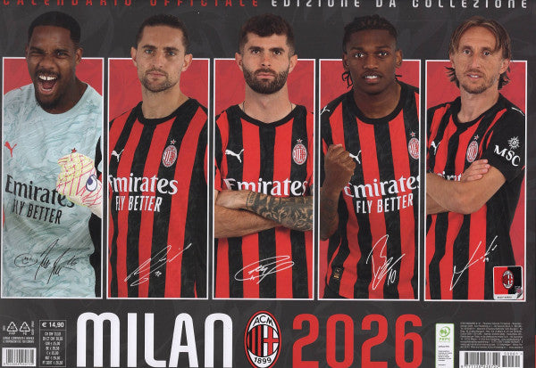 Calendario Ufficiale 2026 Milan