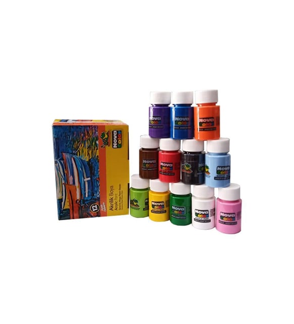 Acrylic Paint - 30Ml X12 Colours