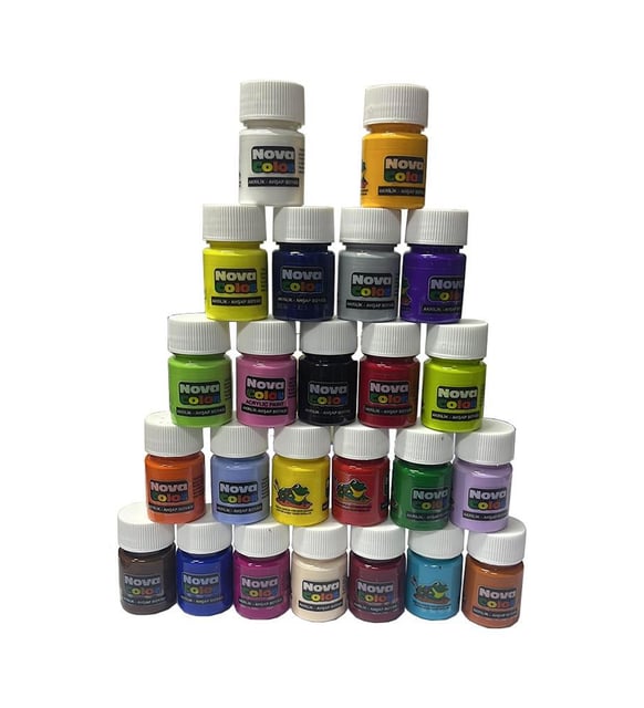 Acrylic paints - 24 coloures x 17ML each