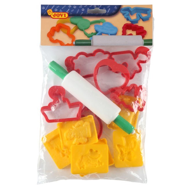 Moulds Pack Of 12 Moulds & Roller