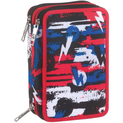 Seven 3 Zip Filled Pencil Case Ever Urban Boy