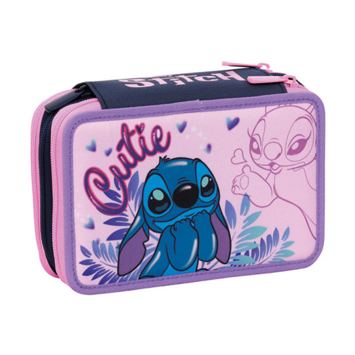 Lilo & Stitch 3 Zip Filled Pencil Case