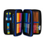 Inter 3 Zipper Filled Pencil Case