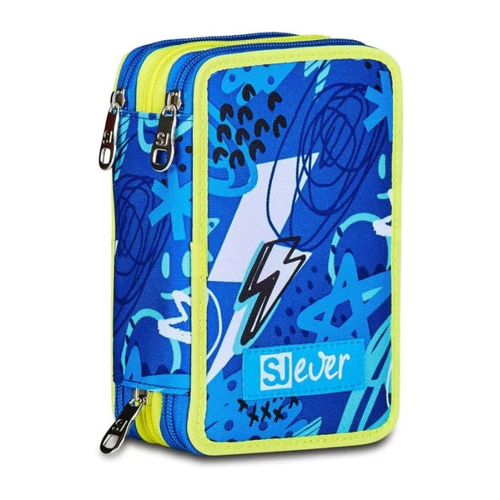 SEVEN SJ Gang Skate Boy Filled 3 zip pencil case