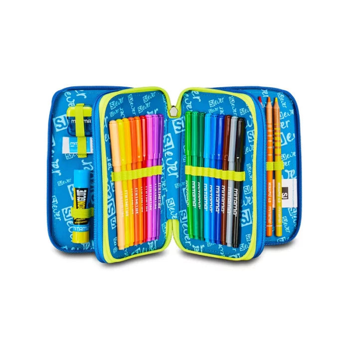 SEVEN SJ Gang Skate Boy Filled 3 zip pencil case