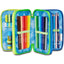 SEVEN Sprint Paint Boy Filled 3 zip pencil case