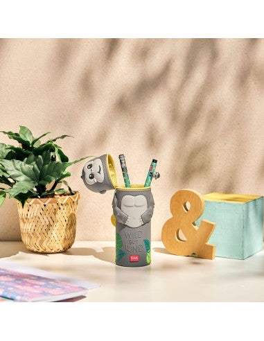 Legami Kawaii Gorilla 2-in-1 Silicone Pencil Case - Wild but Kind